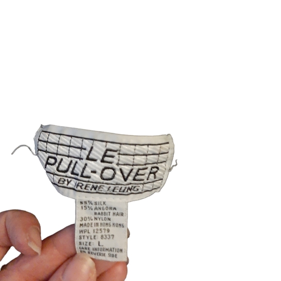 Le Pullover by Irene Leung Vintage Pullover Sweater Size Large - Picture 3 of 3